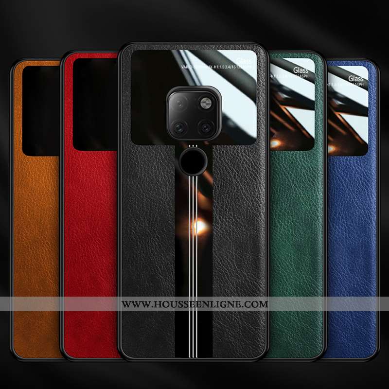 Housse Huawei Mate 20 Créatif Dessin Animé Coque Étui Noir Business Personnalité