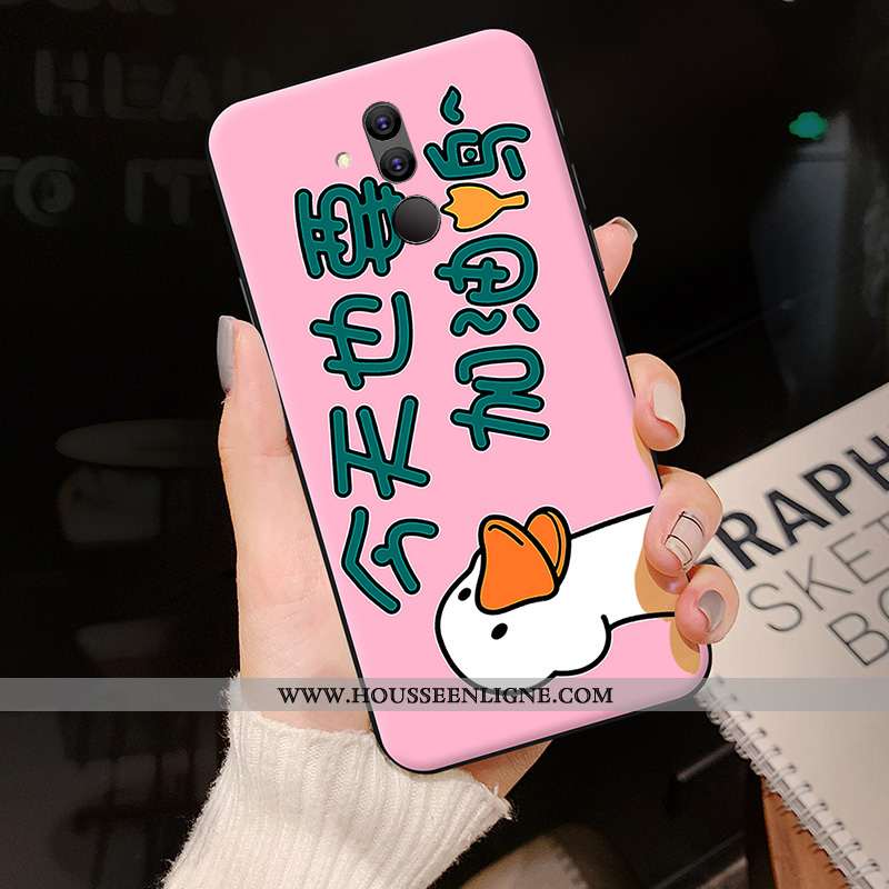 Housse Huawei Mate 20 Lite Créatif Dessin Animé Personnalité Délavé En Daim Coque Silicone Tendance 