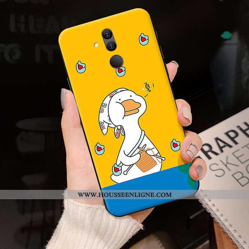Housse Huawei Mate 20 Lite Créatif Dessin Animé Personnalité Délavé En Daim Coque Silicone Tendance 