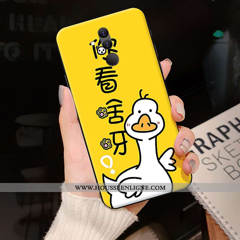 Housse Huawei Mate 20 Lite Créatif Dessin Animé Personnalité Délavé En Daim Coque Silicone Tendance 
