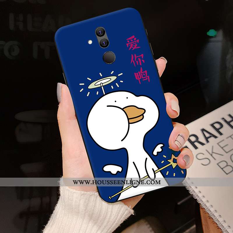Housse Huawei Mate 20 Lite Créatif Dessin Animé Personnalité Délavé En Daim Coque Silicone Tendance 
