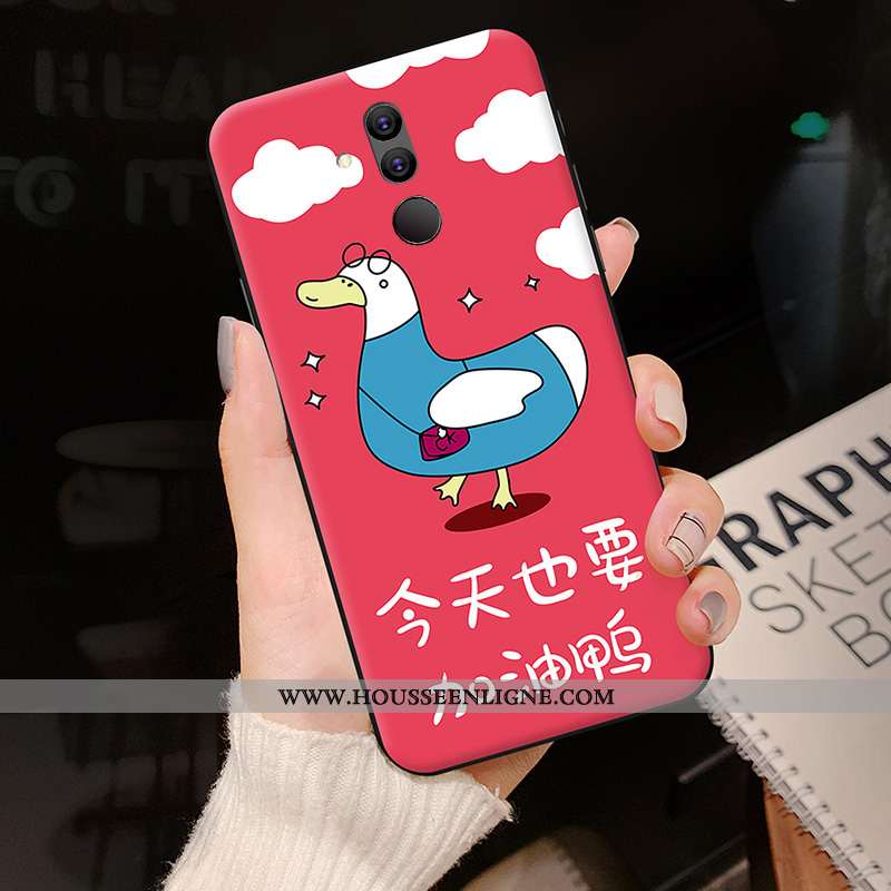 Housse Huawei Mate 20 Lite Créatif Dessin Animé Personnalité Délavé En Daim Coque Silicone Tendance 