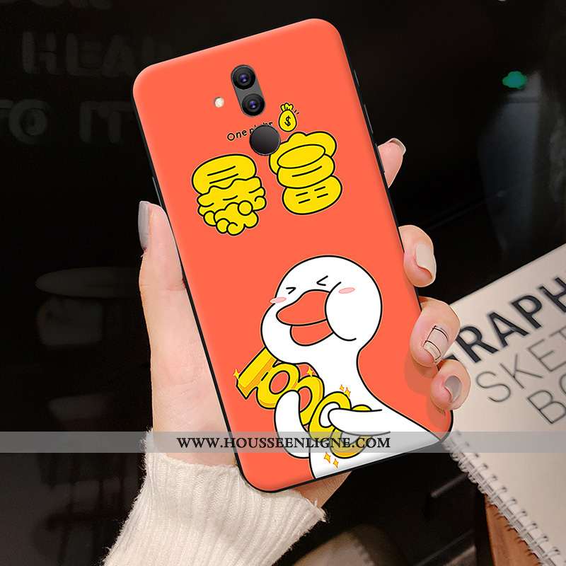 Housse Huawei Mate 20 Lite Créatif Dessin Animé Personnalité Délavé En Daim Coque Silicone Tendance 