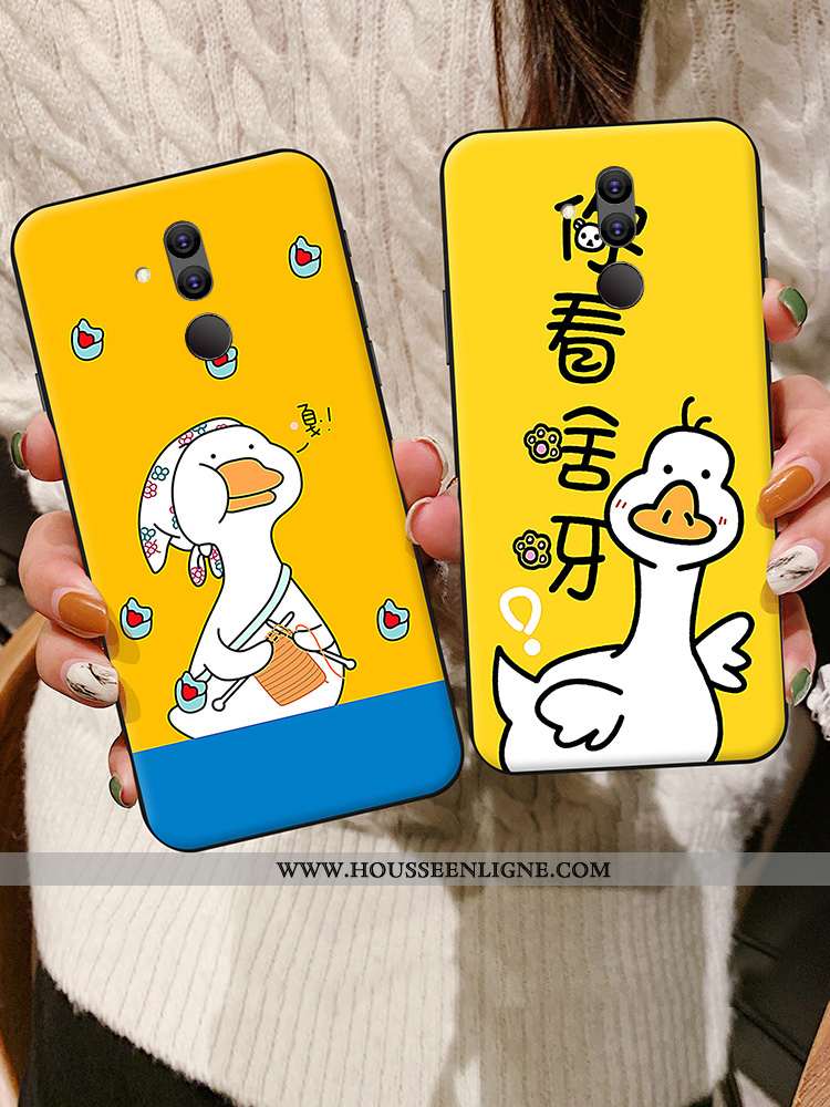 Housse Huawei Mate 20 Lite Créatif Dessin Animé Personnalité Délavé En Daim Coque Silicone Tendance 