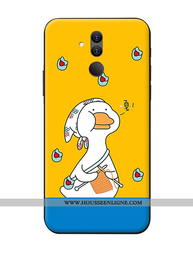 Housse Huawei Mate 20 Lite Créatif Dessin Animé Personnalité Délavé En Daim Coque Silicone Tendance 