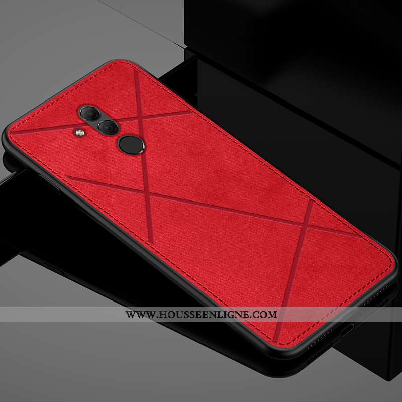 Housse Huawei Mate 20 Lite Personnalité Créatif Protection Téléphone Portable Tissu Mode Étui Bleu