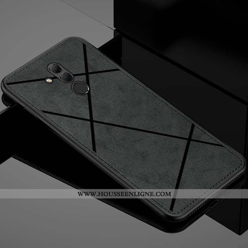 Housse Huawei Mate 20 Lite Personnalité Créatif Protection Téléphone Portable Tissu Mode Étui Bleu