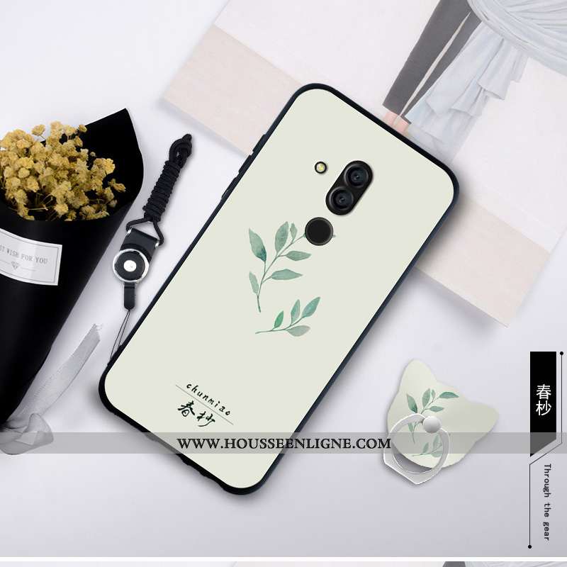 Housse Huawei Mate 20 Lite Personnalité Fluide Doux Coque Bordure Silicone Protection Étui Bleu