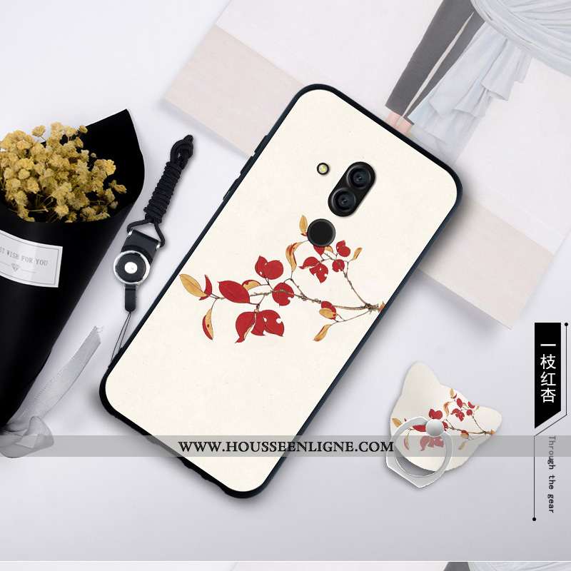 Housse Huawei Mate 20 Lite Personnalité Fluide Doux Coque Bordure Silicone Protection Étui Bleu