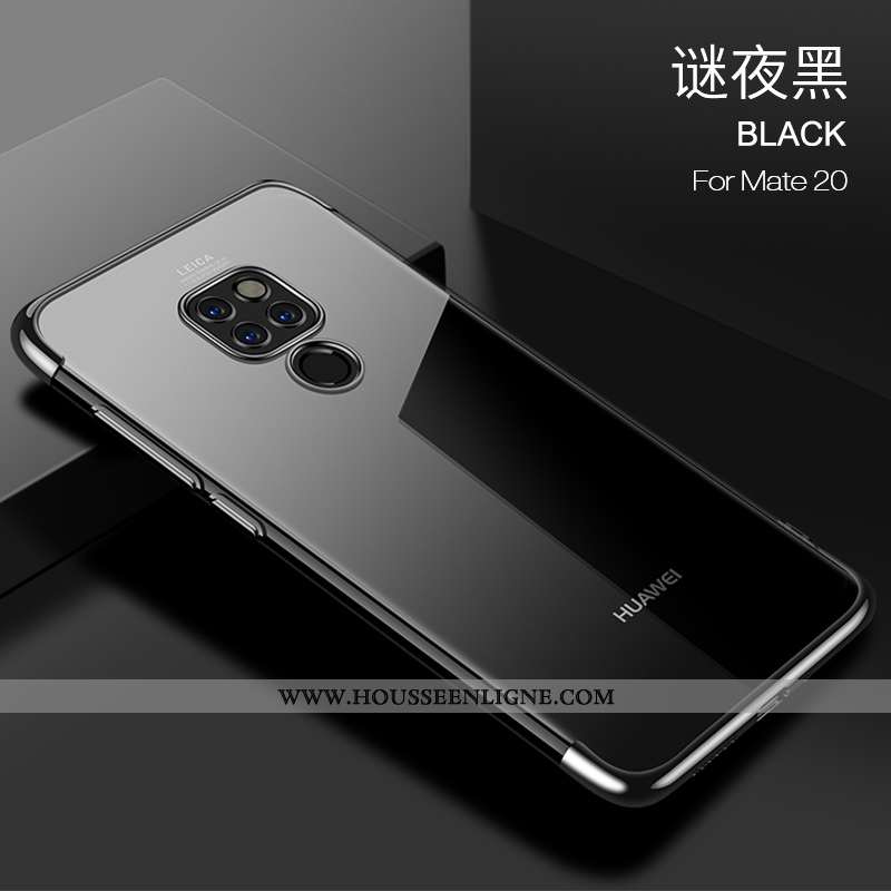 Housse Huawei Mate 20 Légère Fluide Doux Refroidissement Étui Net Rouge Protection Ultra Rose