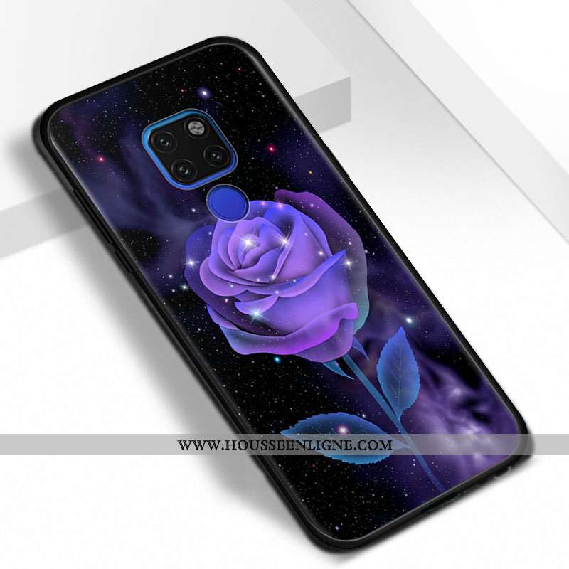 Housse Huawei Mate 20 Personnalité Tendance Rose Téléphone Portable Étui Coque Tout Compris