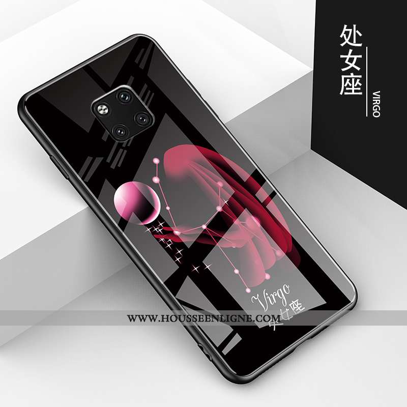 Housse Huawei Mate 20 Pro Charmant Tendance Tout Compris Étui Verre Difficile Amoureux Noir