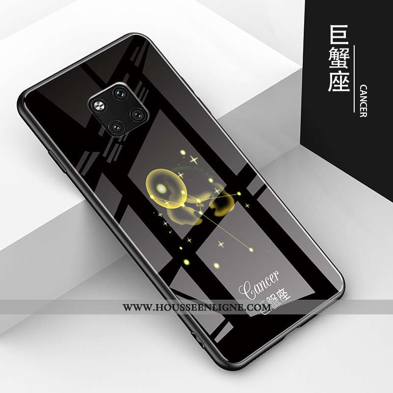 Housse Huawei Mate 20 Pro Charmant Tendance Tout Compris Étui Verre Difficile Amoureux Noir