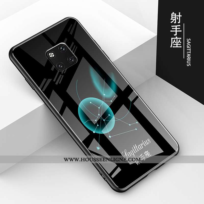Housse Huawei Mate 20 Pro Charmant Tendance Tout Compris Étui Verre Difficile Amoureux Noir