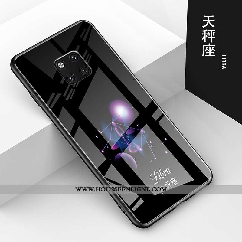 Housse Huawei Mate 20 Pro Charmant Tendance Tout Compris Étui Verre Difficile Amoureux Noir