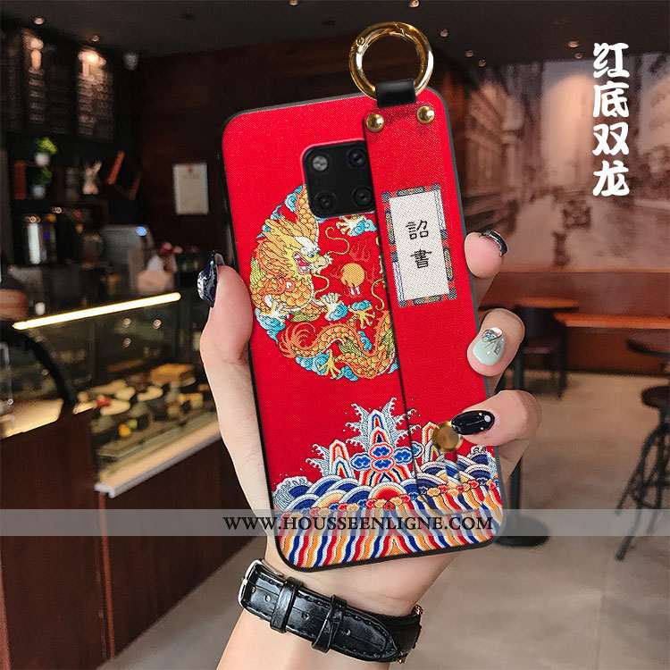 Housse Huawei Mate 20 Pro Mode Protection Créatif Téléphone Portable Étui Personnalité Coque Jaune