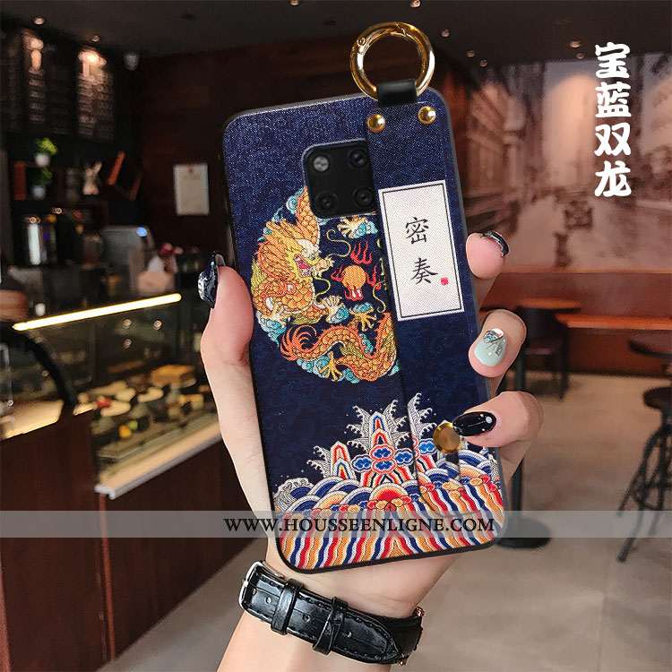 Housse Huawei Mate 20 Pro Mode Protection Créatif Téléphone Portable Étui Personnalité Coque Jaune