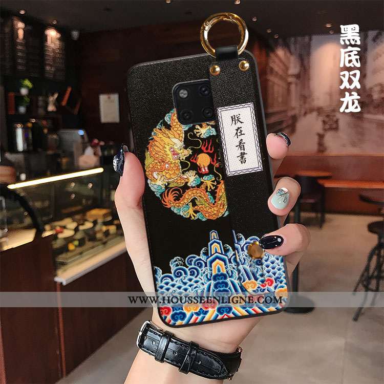 Housse Huawei Mate 20 Pro Mode Protection Créatif Téléphone Portable Étui Personnalité Coque Jaune
