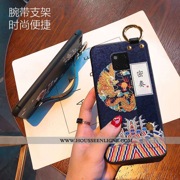 Housse Huawei Mate 20 Pro Mode Protection Créatif Téléphone Portable Étui Personnalité Coque Jaune