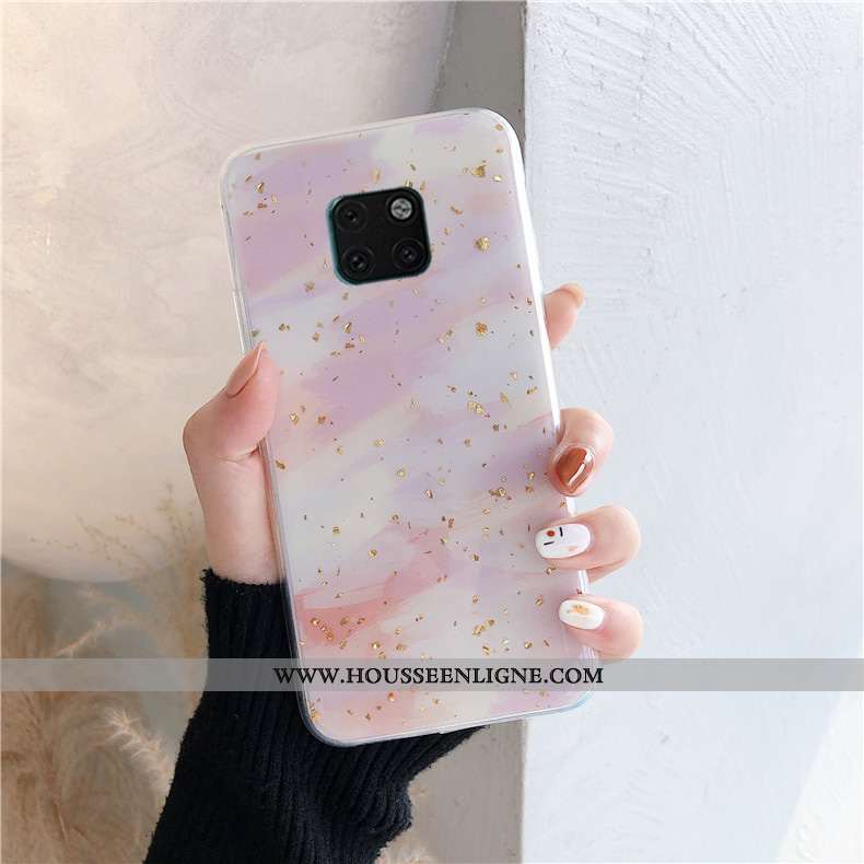 Housse Huawei Mate 20 Pro Personnalité Créatif Protection Simple Rose Net Rouge Nouveau