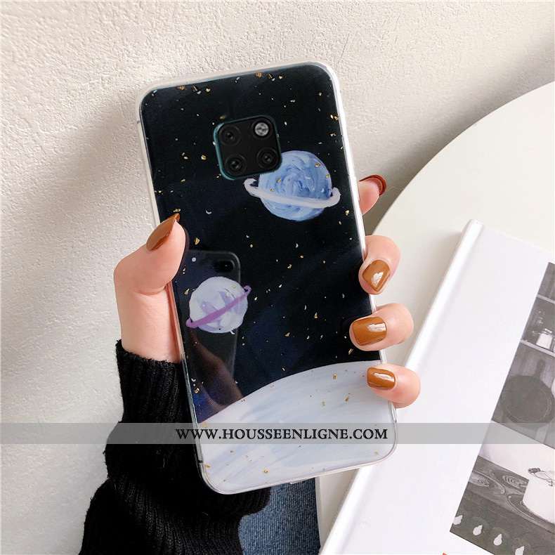 Housse Huawei Mate 20 Pro Personnalité Créatif Protection Simple Rose Net Rouge Nouveau