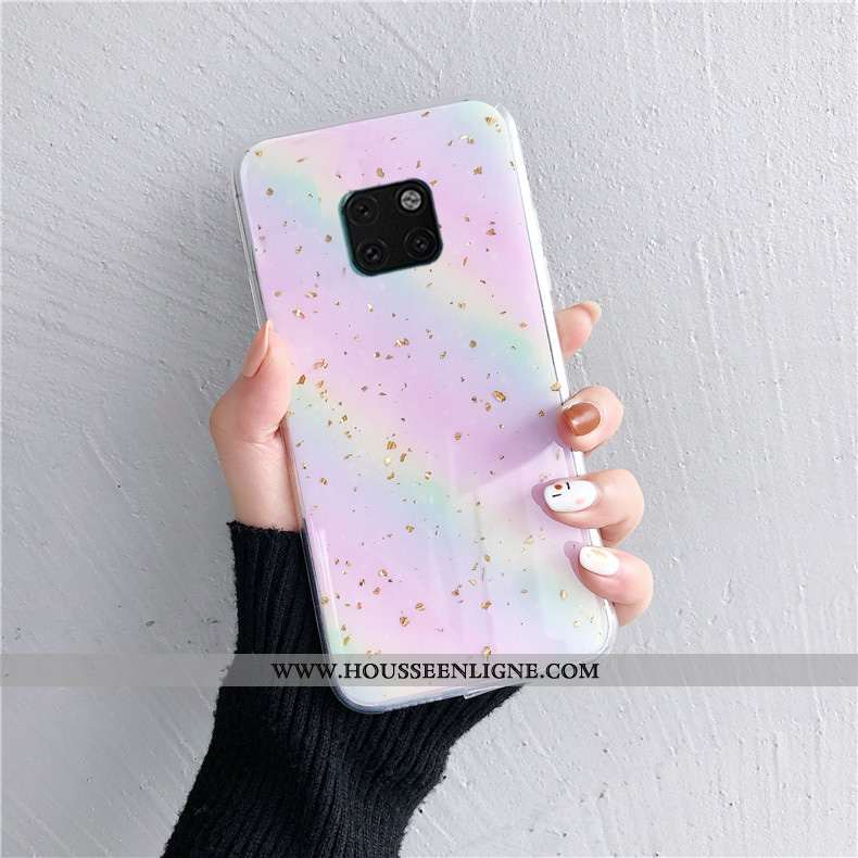 Housse Huawei Mate 20 Pro Personnalité Créatif Protection Simple Rose Net Rouge Nouveau