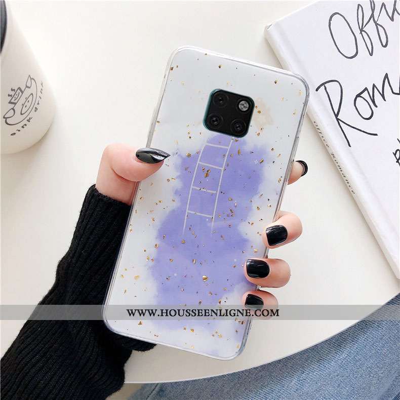 Housse Huawei Mate 20 Pro Personnalité Créatif Protection Simple Rose Net Rouge Nouveau