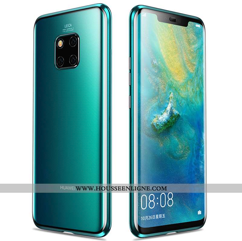 Housse Huawei Mate 20 Pro Protection Métal Tout Compris Téléphone Portable Vert Étui Incassable Vert