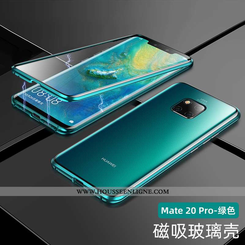 Housse Huawei Mate 20 Pro Protection Métal Tout Compris Téléphone Portable Vert Étui Incassable Vert