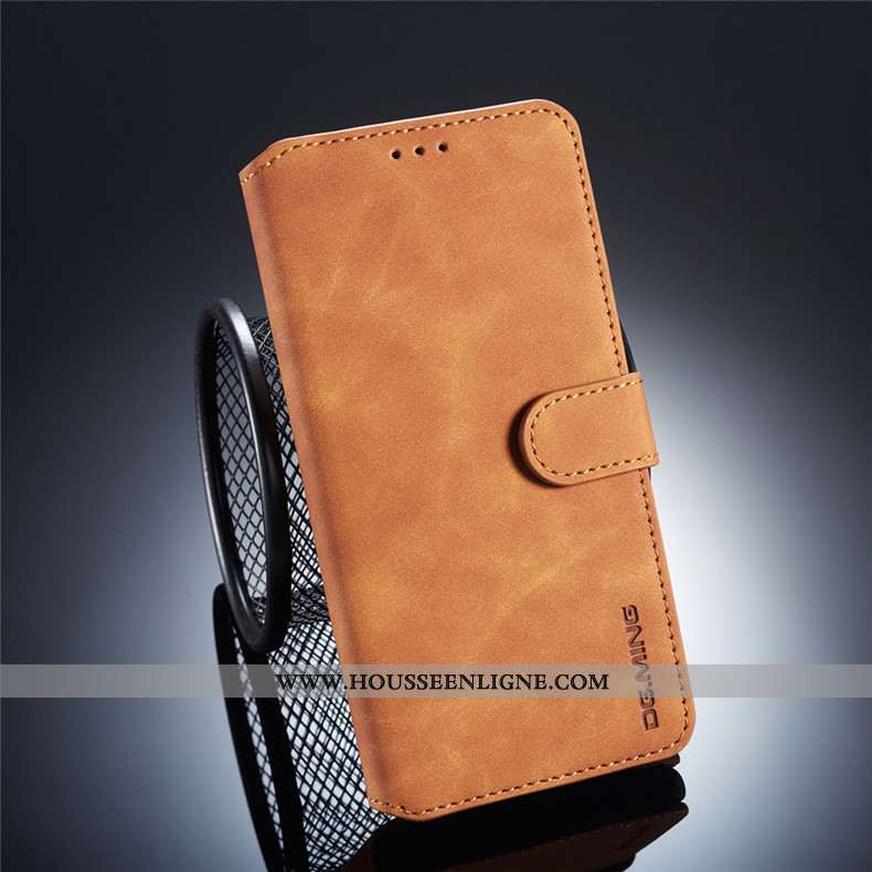 Housse Huawei Mate 20 Pro Protection Portefeuille Téléphone Portable Fluide Doux Gris Coque Carte