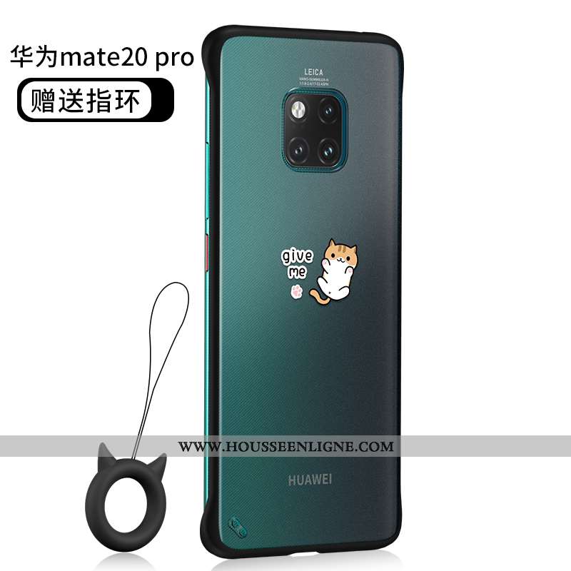 Housse Huawei Mate 20 Pro Silicone Protection Téléphone Portable Délavé En Daim Ultra Coque Border N