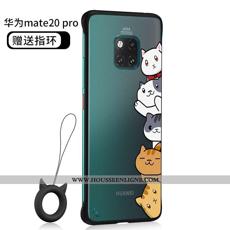 Housse Huawei Mate 20 Pro Silicone Protection Téléphone Portable Délavé En Daim Ultra Coque Border N