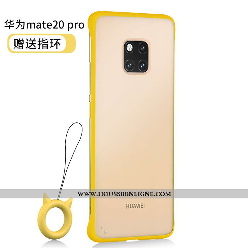 Housse Huawei Mate 20 Pro Silicone Protection Téléphone Portable Délavé En Daim Ultra Coque Border N