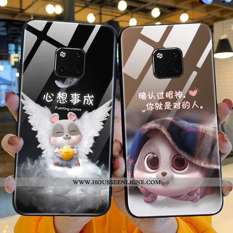 Housse Huawei Mate 20 Pro Silicone Verre Téléphone Portable Tout Compris Coque Petit Dessin Animé No