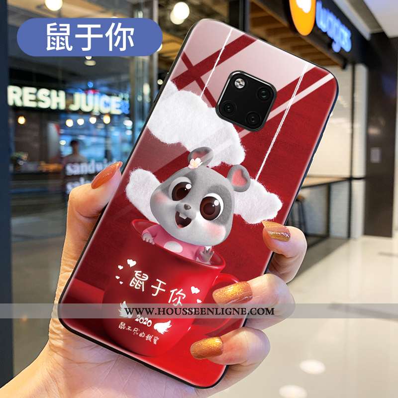 Housse Huawei Mate 20 Pro Silicone Verre Téléphone Portable Tout Compris Coque Petit Dessin Animé No