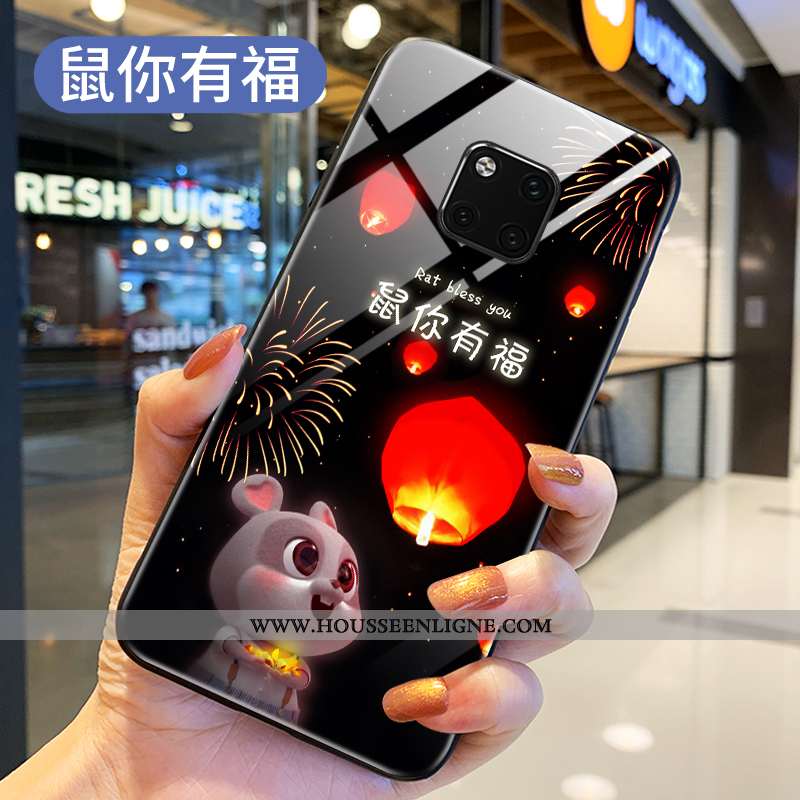 Housse Huawei Mate 20 Pro Silicone Verre Téléphone Portable Tout Compris Coque Petit Dessin Animé No