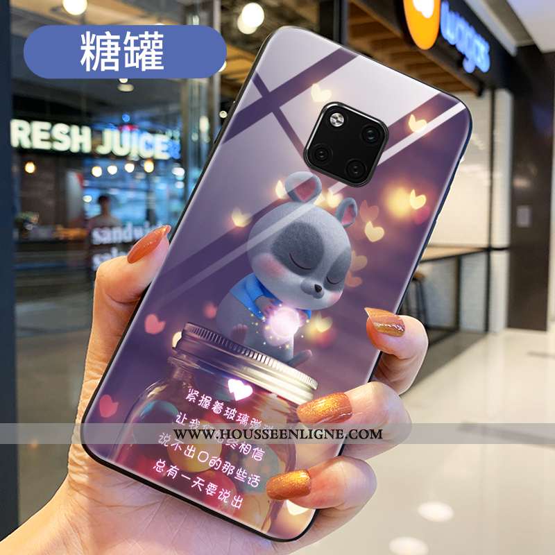 Housse Huawei Mate 20 Pro Silicone Verre Téléphone Portable Tout Compris Coque Petit Dessin Animé No