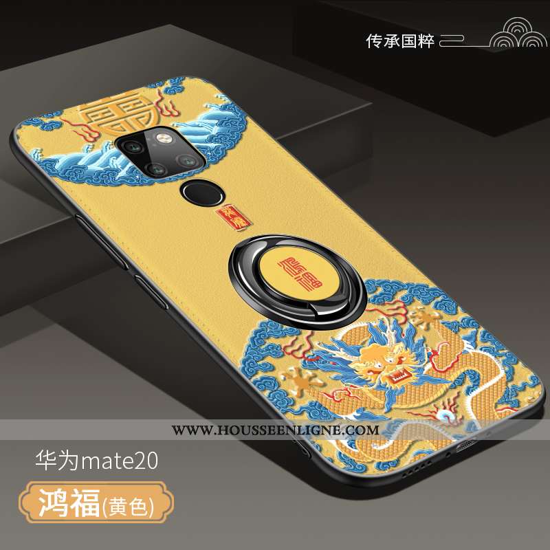 Housse Huawei Mate 20 Protection Ultra Tendance Étui Téléphone Portable Magnétisme Incassable Rouge