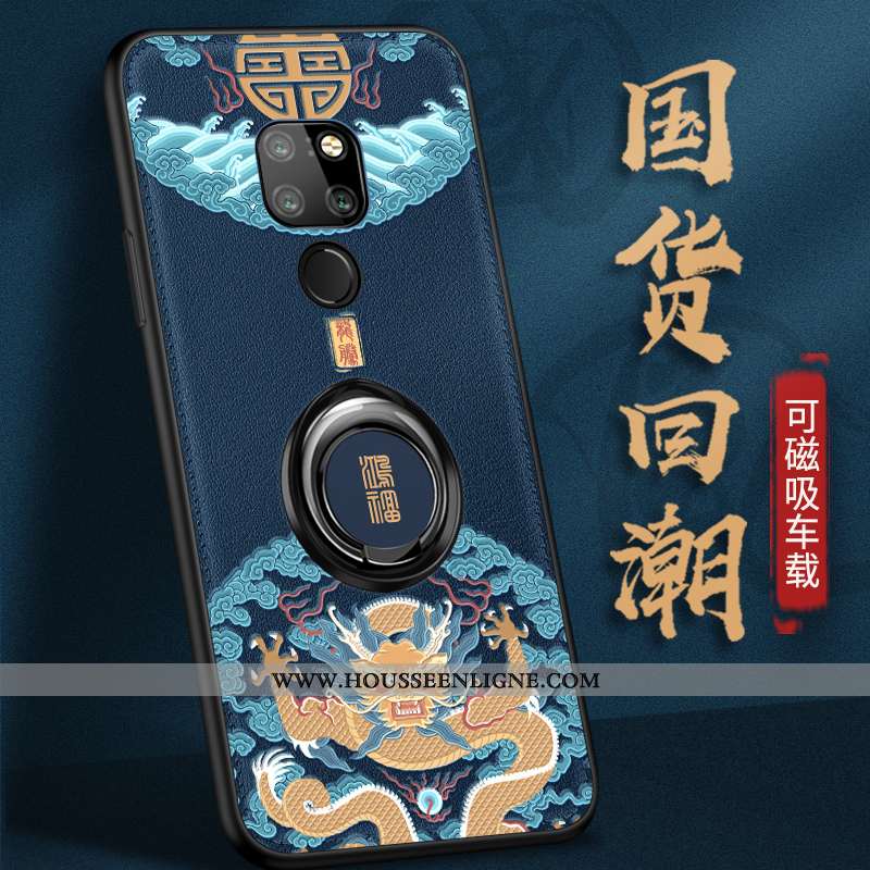 Housse Huawei Mate 20 Protection Ultra Tendance Étui Téléphone Portable Magnétisme Incassable Rouge