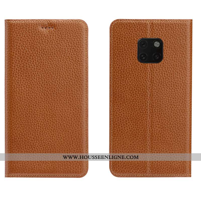 Housse Huawei Mate 20 Rs Cuir Véritable Cuir Modèle Fleurie Téléphone Portable Incassable Tout Compr