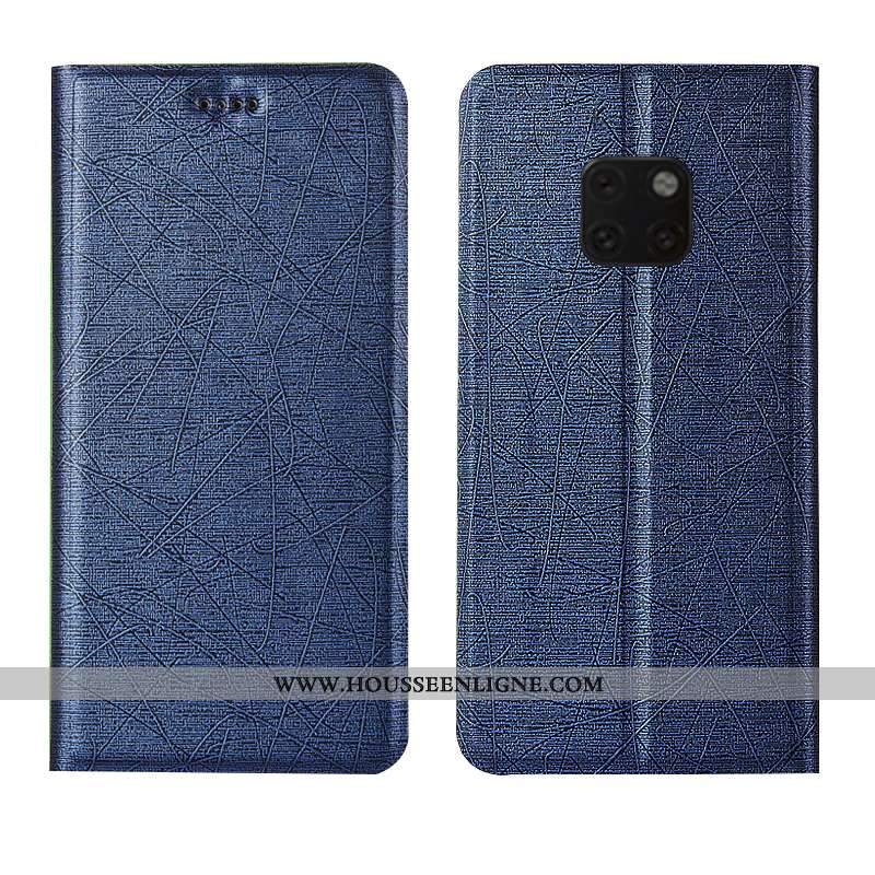 Housse Huawei Mate 20 Rs Modèle Fleurie Cuir Téléphone Portable Étui Or Coque Soie Doré