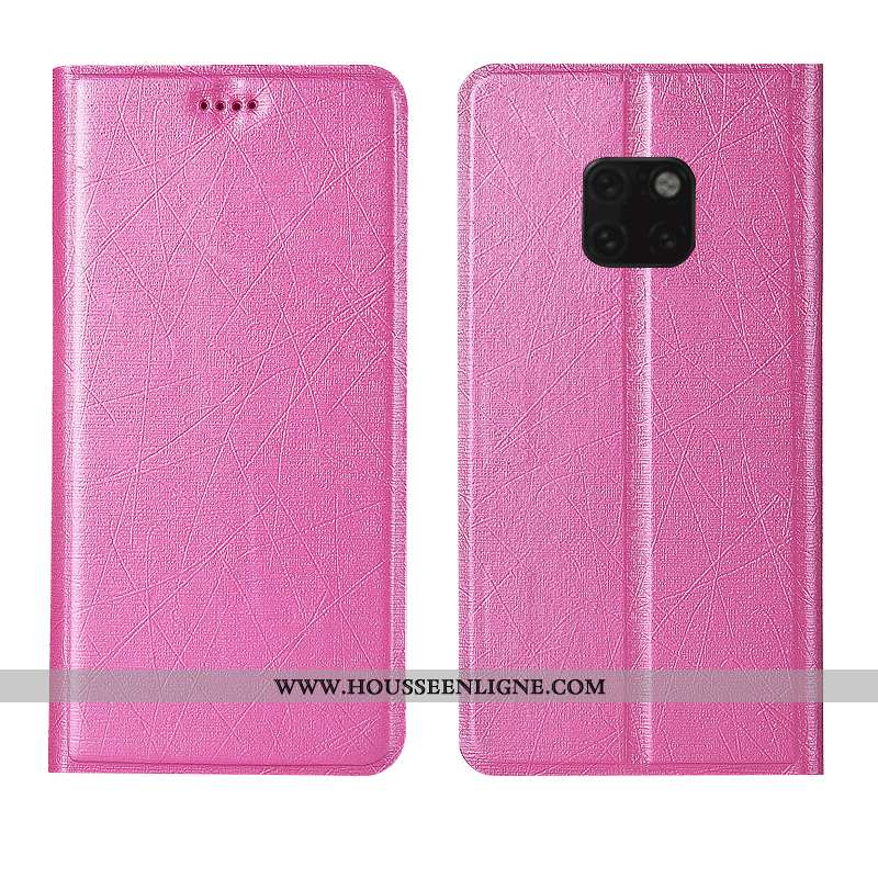 Housse Huawei Mate 20 Rs Modèle Fleurie Cuir Téléphone Portable Étui Or Coque Soie Doré