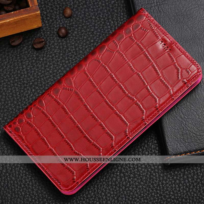 Housse Huawei Mate 20 Rs Protection Cuir Véritable Téléphone Portable Rouge Modèle Fleurie Tout Comp
