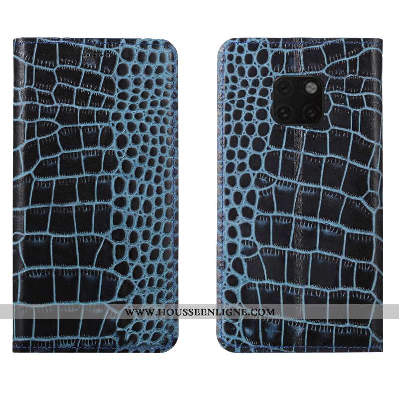 Housse Huawei Mate 20 Rs Protection Cuir Véritable Téléphone Portable Rouge Modèle Fleurie Tout Comp
