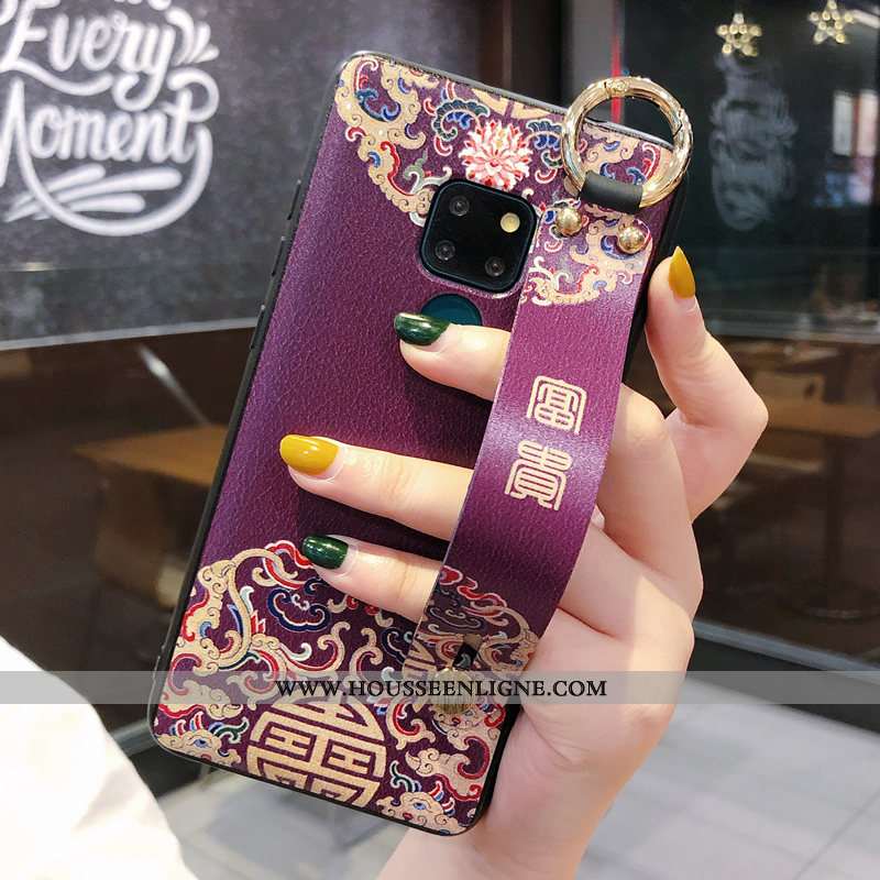 Housse Huawei Mate 20 Rs Protection Personnalité Tendance Coque Vert Net Rouge Incassable Verte