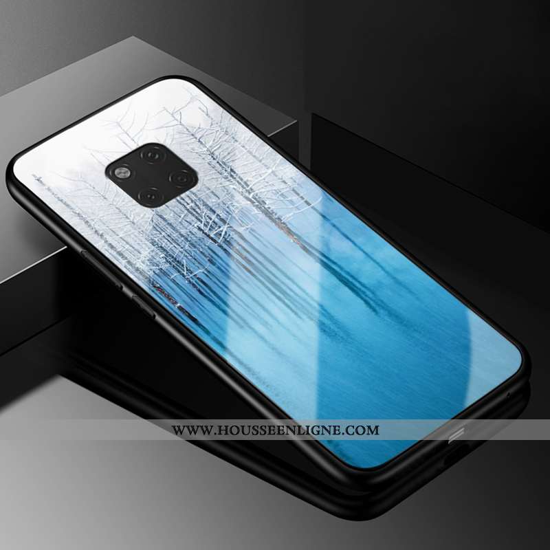 Housse Huawei Mate 20 Rs Protection Verre Fluide Doux Coque Mode Europe Nouveau Violet
