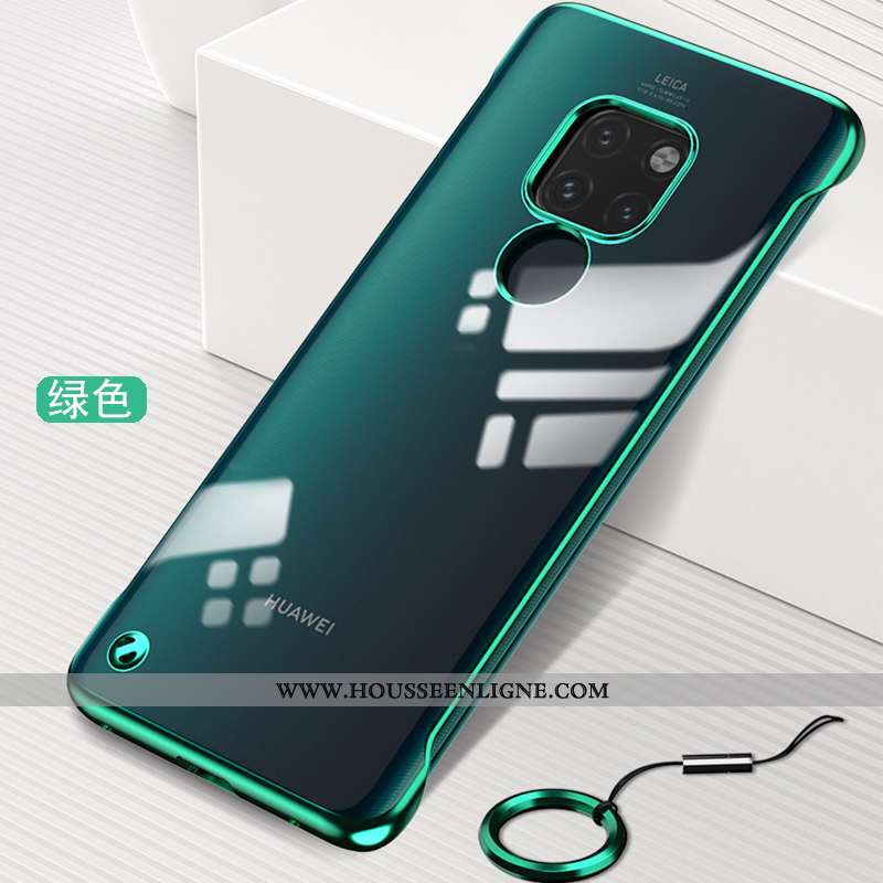 Housse Huawei Mate 20 Ultra Tendance Silicone Étui Téléphone Portable Protection Incassable Verte