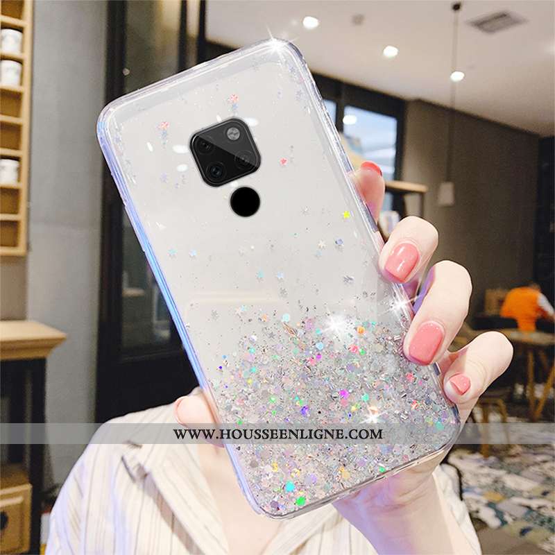 Housse Huawei Mate 20 X Mode Protection Incassable Net Rouge Quicksand Ballon Étui Verte