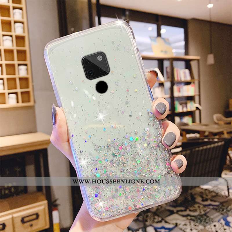 Housse Huawei Mate 20 X Mode Protection Incassable Net Rouge Quicksand Ballon Étui Verte