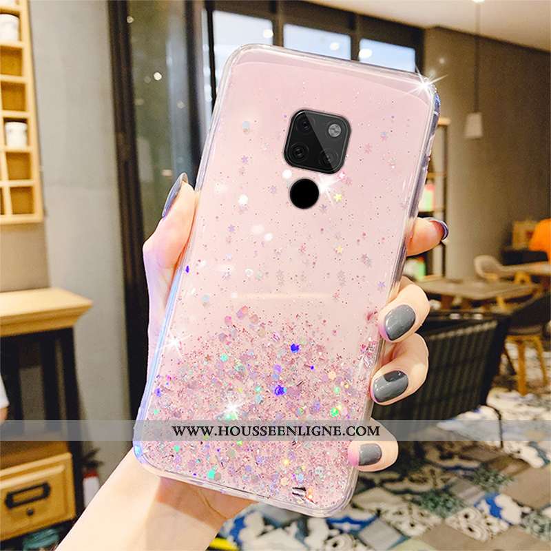 Housse Huawei Mate 20 X Mode Protection Incassable Net Rouge Quicksand Ballon Étui Verte